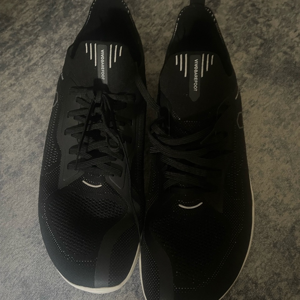 Vivo Barefoot Primus Lite Knit Black Men's Sneakers  Size 13 (47)